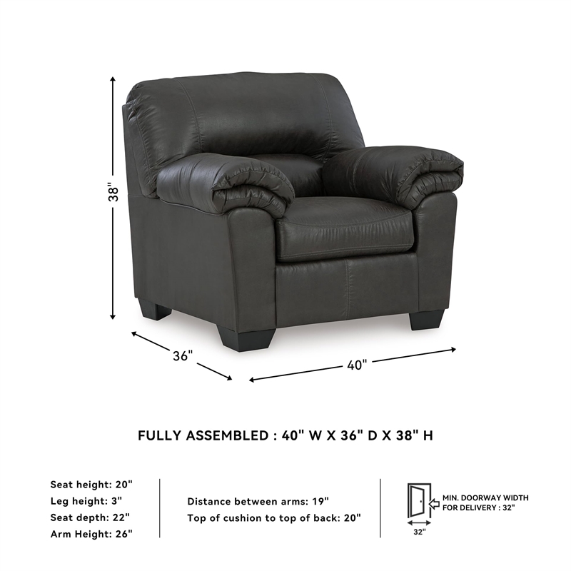 Signature Design by Ashley Bladen Slate Chair