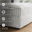 Signature Design by Ashley Stupendous Alloy Oversized Accent Ottoman