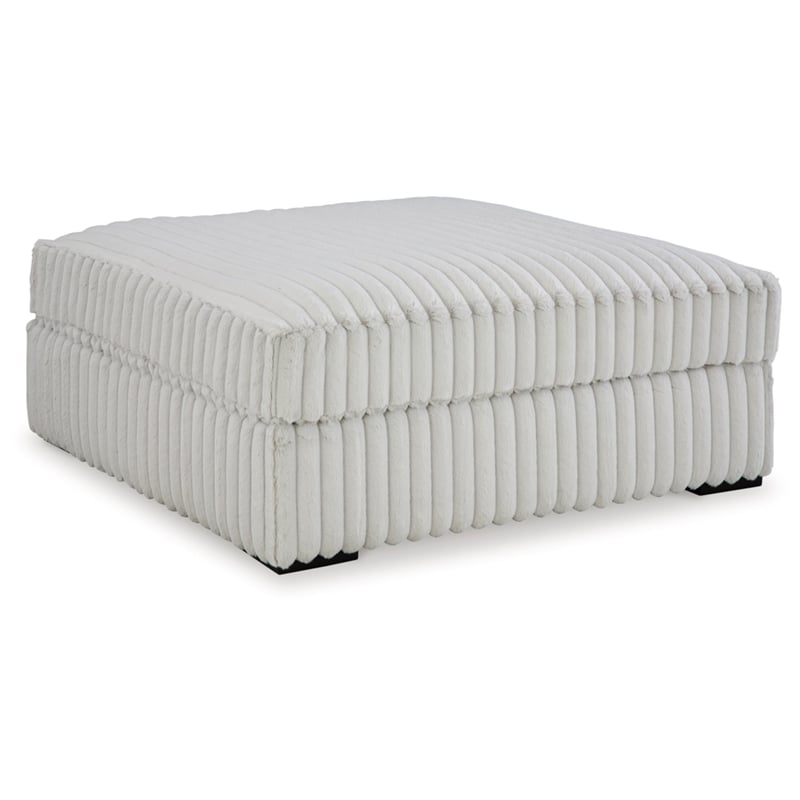 Signature Design by Ashley Stupendous Alloy Oversized Accent Ottoman
