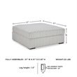 Signature Design by Ashley Stupendous Alloy Oversized Accent Ottoman