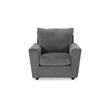 Ashley Furniture Stairatt Polyester Upholstered Accent Chair in Gravel