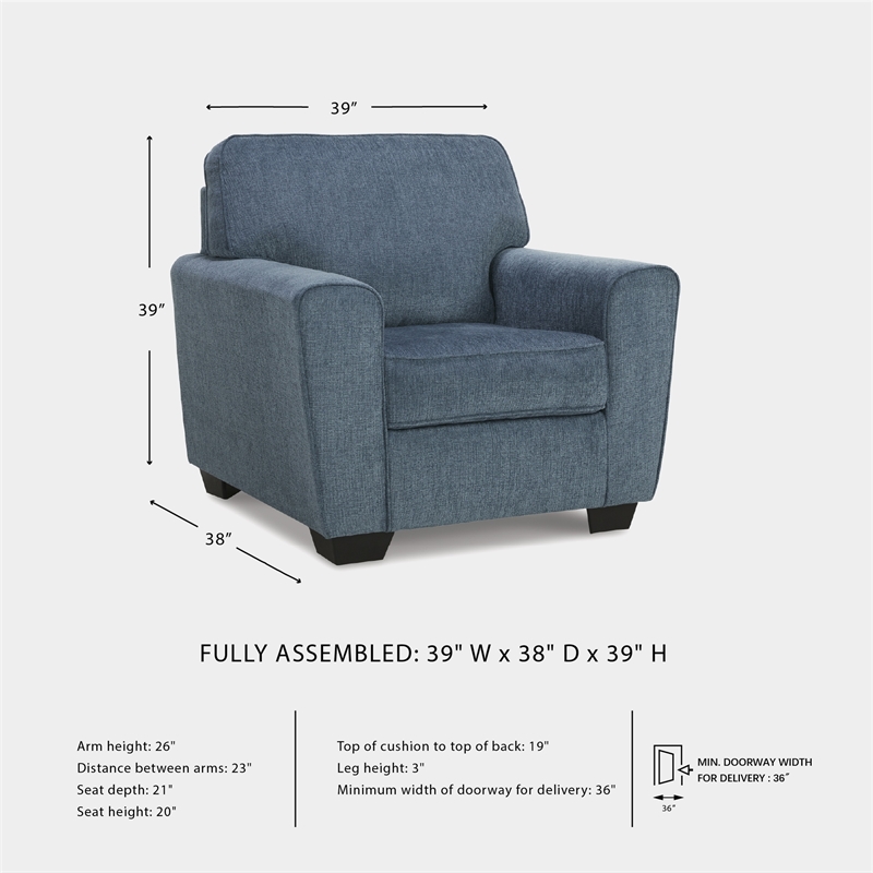 Signature Design by Ashley Cashton Blue Chair