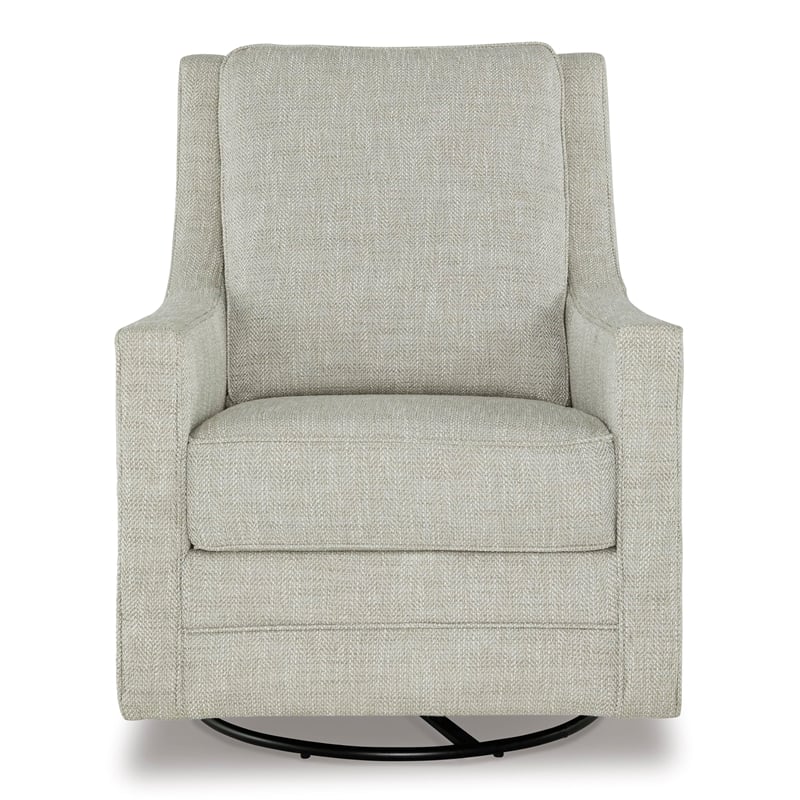 Signature Design by Ashley Kambria Fog Swivel Glider Accent Chair