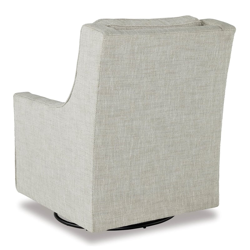 Signature Design by Ashley Kambria Fog Swivel Glider Accent Chair