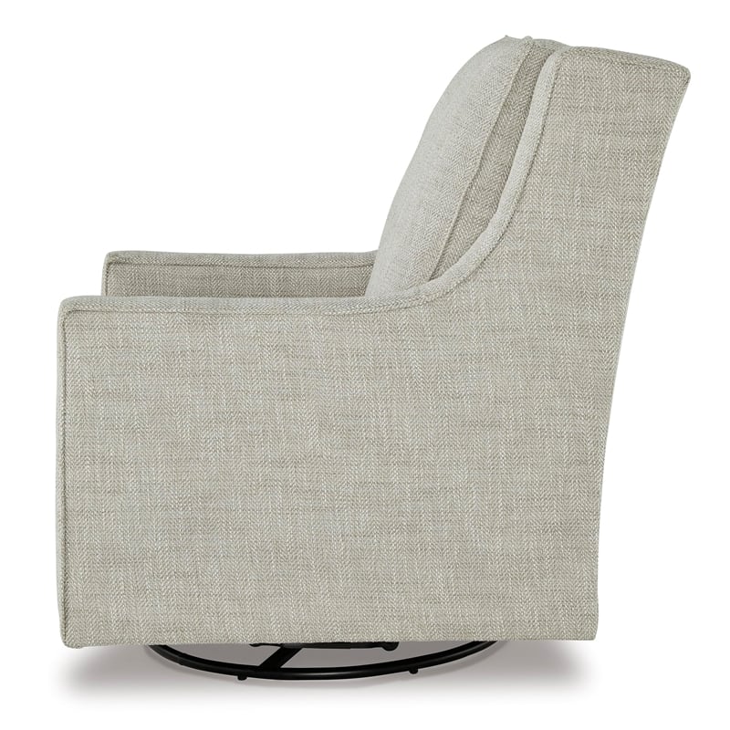 Signature Design by Ashley Kambria Fog Swivel Glider Accent Chair