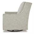 Signature Design by Ashley Kambria Fog Swivel Glider Accent Chair