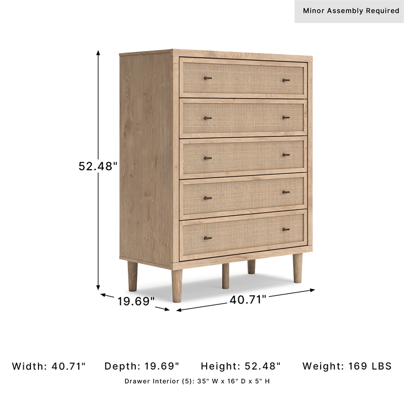 Ashley Furniture Cielden Beige Chest of Drawers
