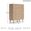Ashley Furniture Cielden Beige Chest of Drawers