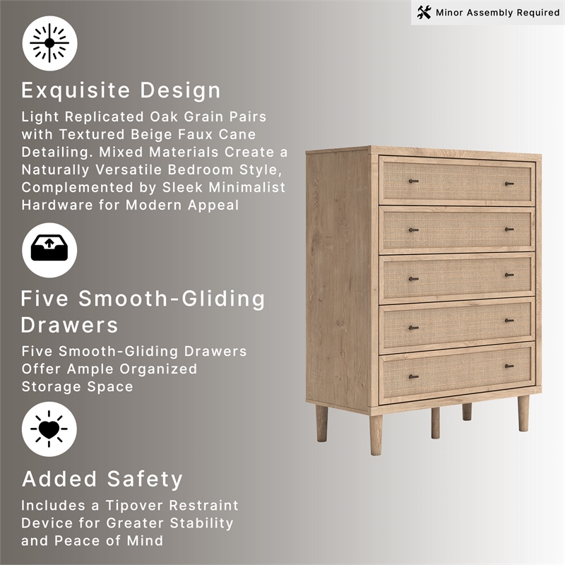 Ashley Furniture Cielden Beige Chest of Drawers