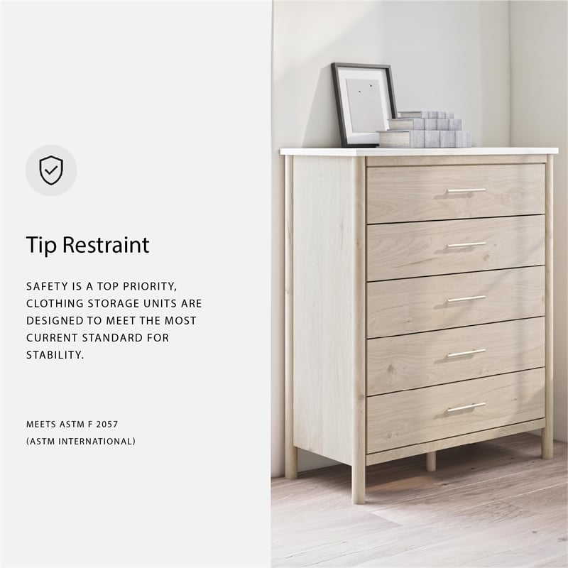Ashley Furniture Cadmori Light Oak Chest of Drawers