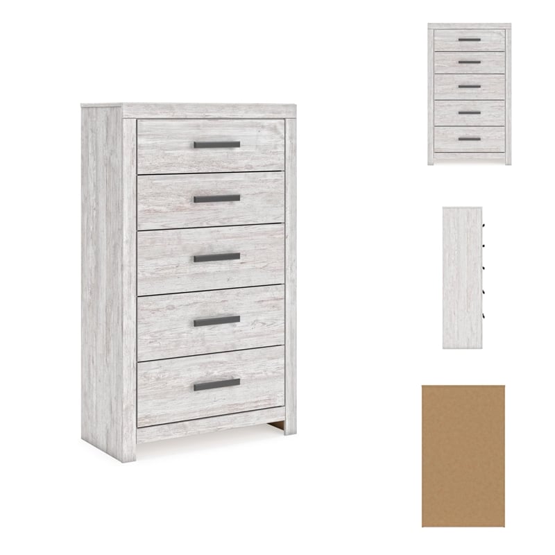 Ashley Furniture Cayboni Light Gray Chest of Drawers