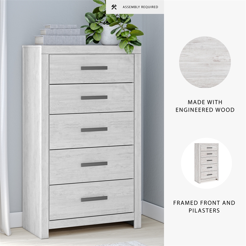 Ashley Furniture Cayboni Light Gray Chest of Drawers