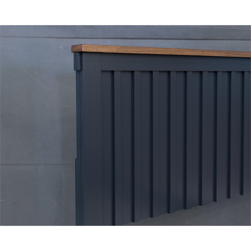 Signature Design by Ashley Landocken Brown & Blue Twin Panel Headboard