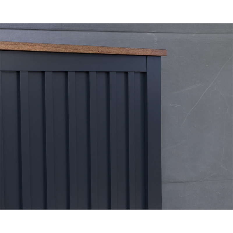 Signature Design by Ashley Landocken Brown & Blue Twin Panel Headboard