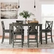 Ashley Furniture Caitbrook Gray Counter Height Dining Table Set - Set of 7