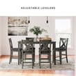 Ashley Furniture Caitbrook Gray Counter Height Dining Table Set - Set of 7
