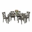Signature Design by Ashley Caitbrook Gray Dining Table and Chairs - Set of 7