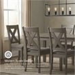 Signature Design by Ashley Caitbrook Gray Dining Table and Chairs - Set of 7