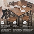 Ashley Furniture Gesthaven Brown Counter Height Dining Table Set - Set of 5