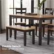 Signature Design by Ashley Gesthaven Natural & Brown Dining Table Set - Set of 6