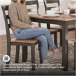 Signature Design by Ashley Gesthaven Natural & Brown Dining Table Set - Set of 6