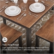 Signature Design by Ashley Gesthaven Natural & Brown Dining Table Set - Set of 6