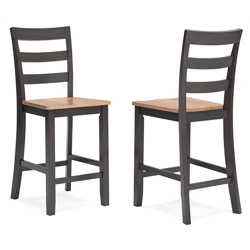 Signature Design by Ashley Gesthaven Natural & Brown Dining Table Set - Set of 6