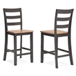 Signature Design by Ashley Gesthaven Natural & Brown Dining Table Set - Set of 6