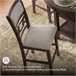 Ashley Furniture Langwest Brown Counter Height Dining Table Set - Set of 5