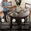 Ashley Furniture Langwest Brown Counter Height Dining Table Set - Set of 5