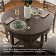 Ashley Furniture Langwest Brown Counter Height Dining Table Set - Set of 5
