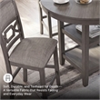 Ashley Furniture Wrenning Gray Counter Height Dining Table Set - Set of 5