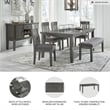 Signature Design by Ashley Hallanden Gray Dining Extension Table