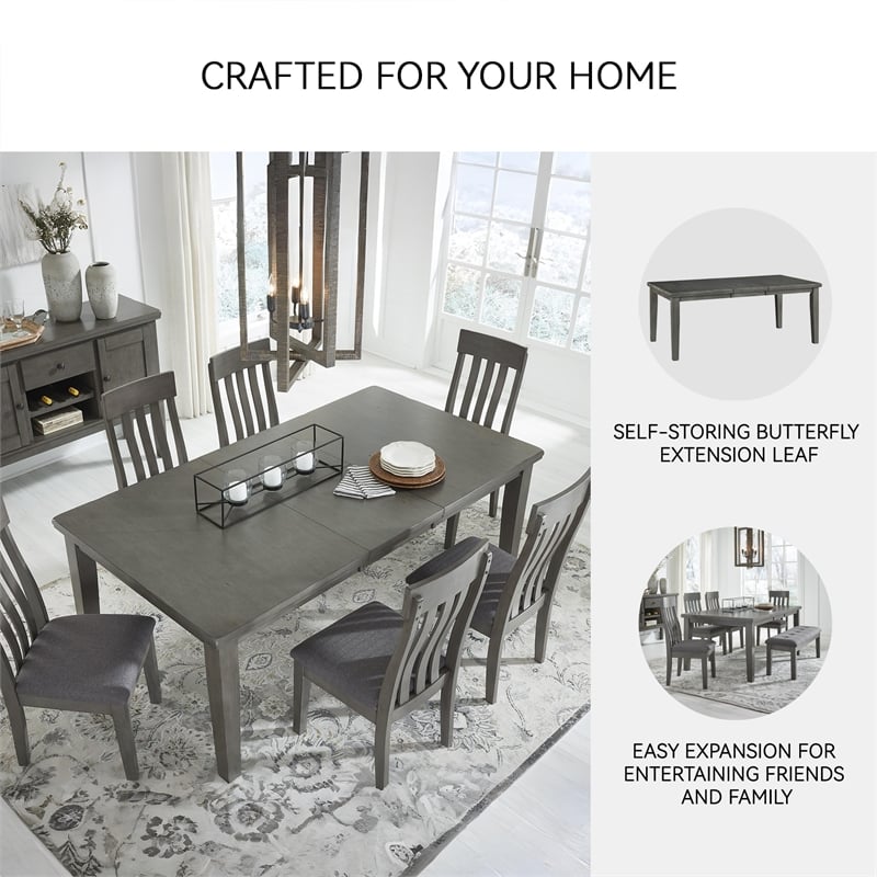 Signature Design by Ashley Hallanden Gray Dining Extension Table