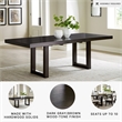 Signature Design by Ashley Neymorton Dark Grayish Brown Dining Extension Table