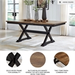 Signature Design by Ashley Wildenauer Brown & Black Dining Extension Table