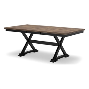 Signature Design by Ashley Wildenauer Brown & Black Dining Extension Table