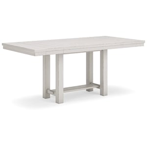Ashley Furniture Robbinsdale Antique White Counter Height Dining Extension Table