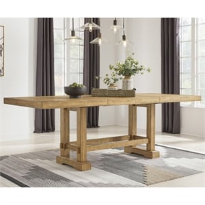 Ashley Furniture Havonplane Brown Counter Height Dining Extension Table