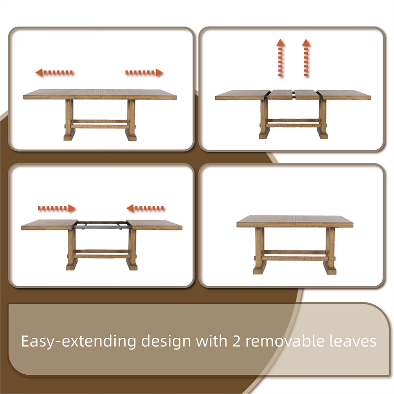 Ashley Furniture Havonplane Brown Counter Height Dining Extension Table