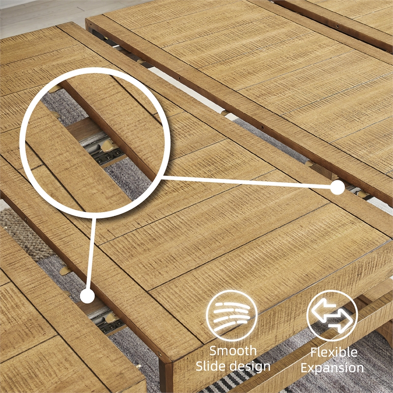 Ashley Furniture Havonplane Brown Counter Height Dining Extension Table