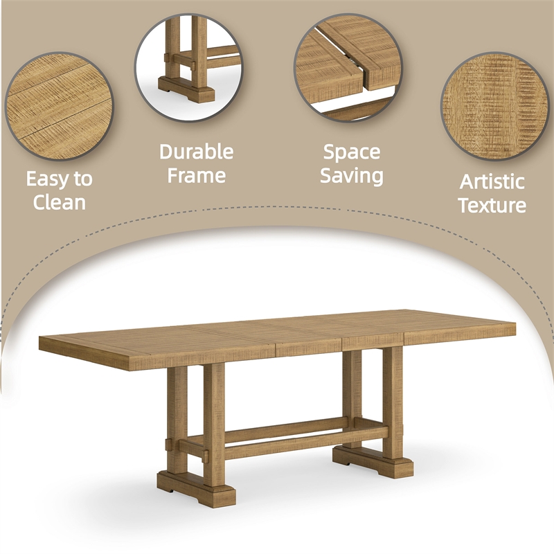 Ashley Furniture Havonplane Brown Counter Height Dining Extension Table