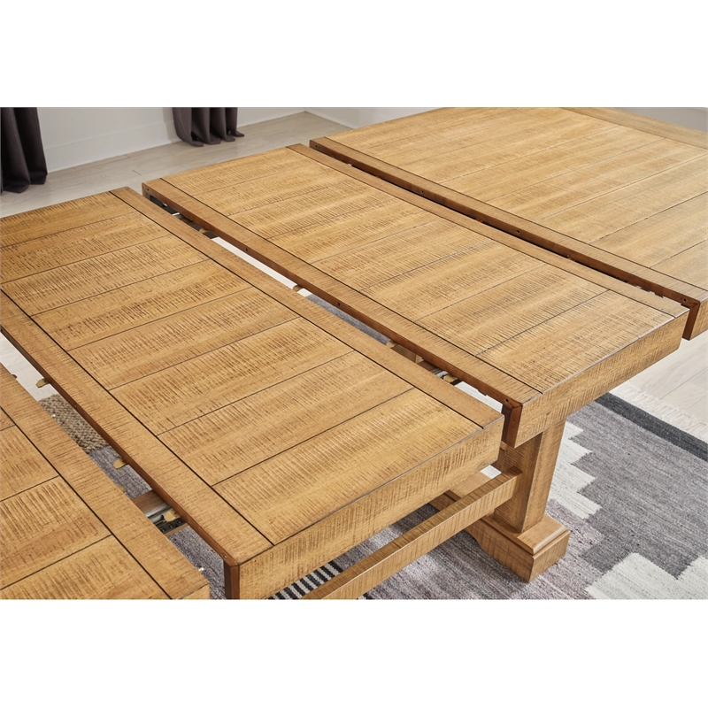 Ashley Furniture Havonplane Brown Counter Height Dining Extension Table