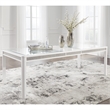 Signature Design by Ashley Chalanna White Dining Extension Table