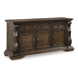 Signature Design by Ashley Maylee Dark Brown Dining Buffet