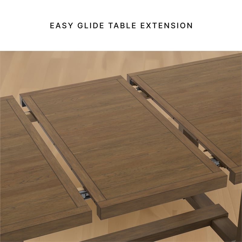 Signature Design by Ashley Cabalynn Light Brown Dining Extension Table