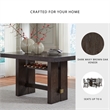 Signature Design by Ashley Burkhaus Dark Brown Counter Height Dining Table