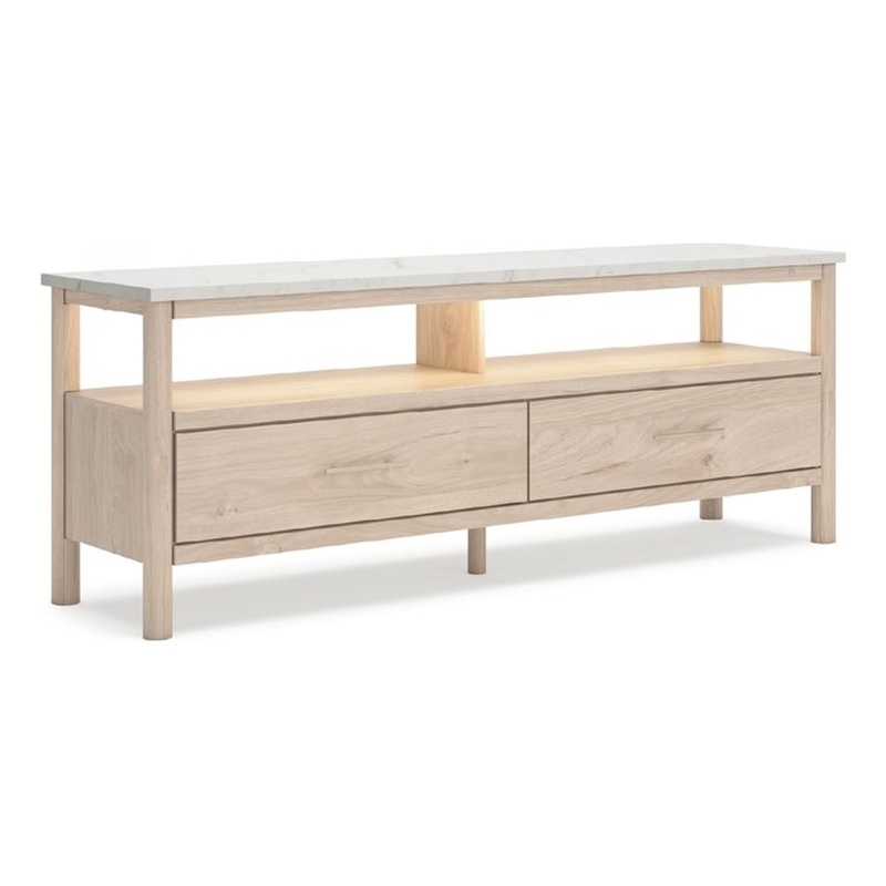 Ashley Furniture Cadmori Light Brown & White 72