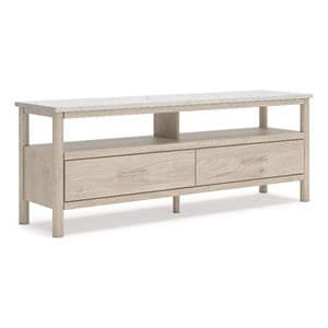 ashley furniture cadmori light brown & white 72