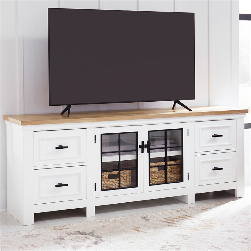 Ashley Furniture Ashbryn White & Natural 74